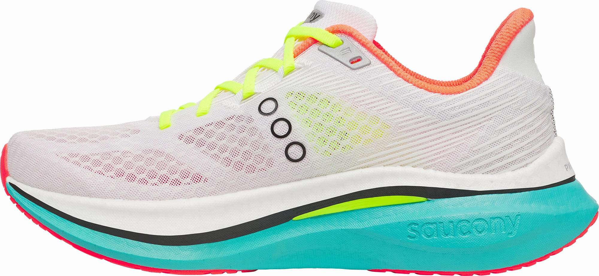 Saucony Endorphin Speed 5 Mens Running Shoes - White mesh construction shoes Ultra Responsive Ride