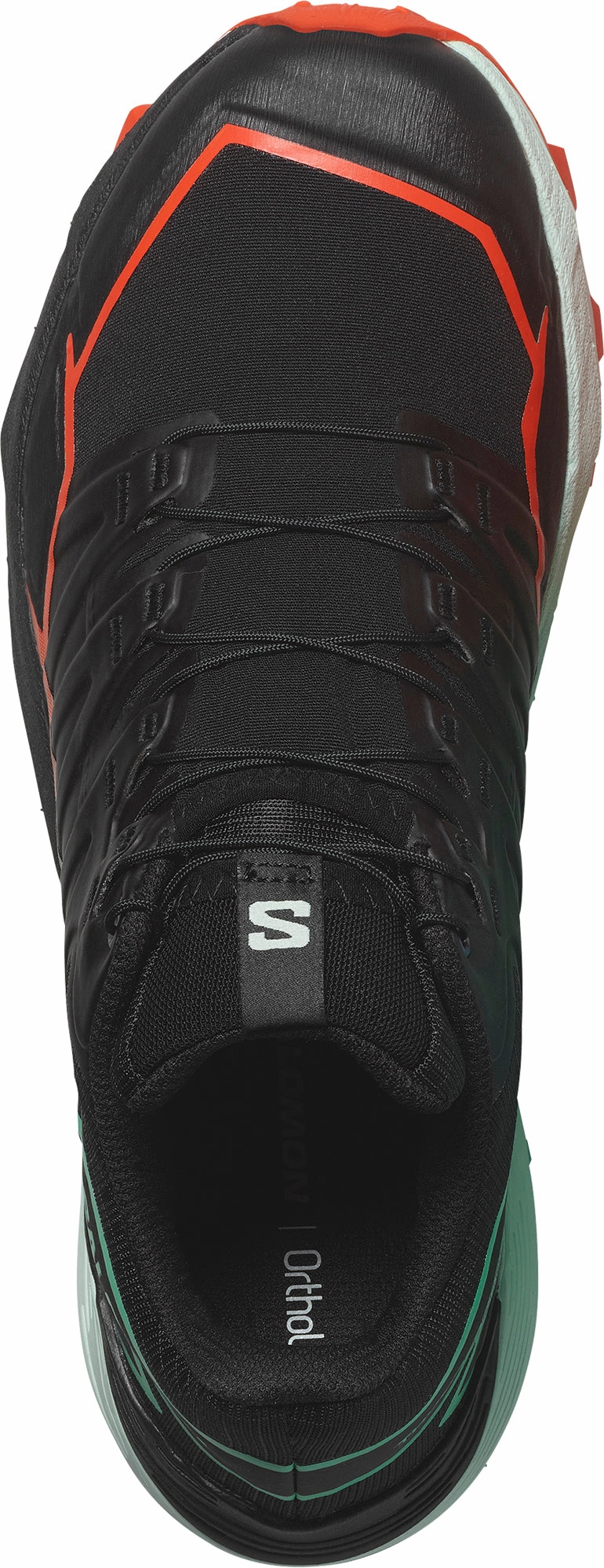 Sturdy Salomon Thundercross Womens Trail Running Shoes - Black