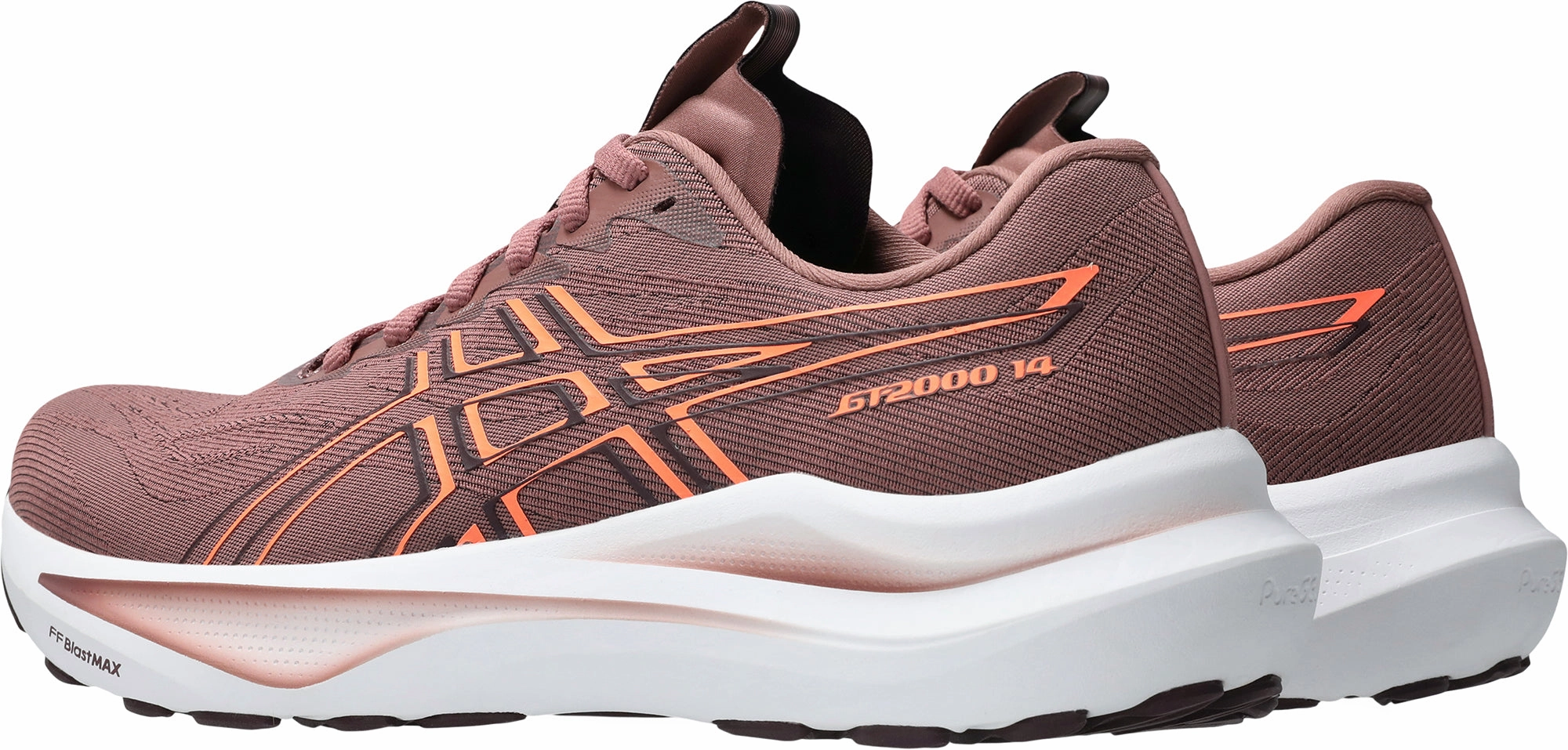 Shock absorption Asics GT 2000 14 Womens Running Shoes - Pink