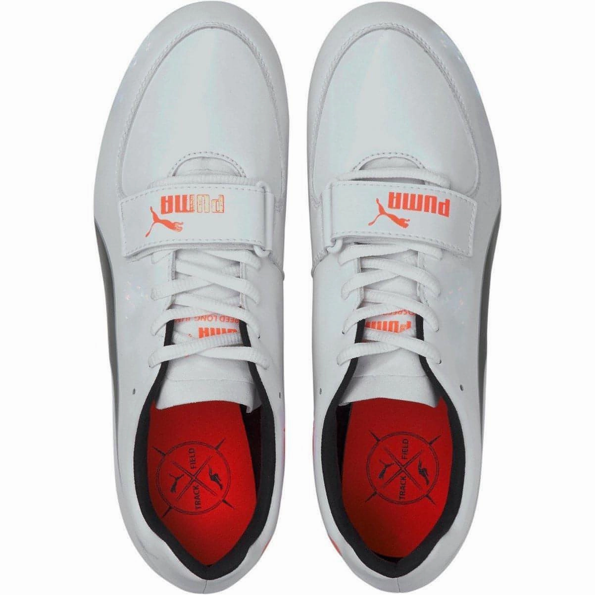 Puma evoSpeed Long Jump 6 Field Event Spikes - White Ergonomic Build