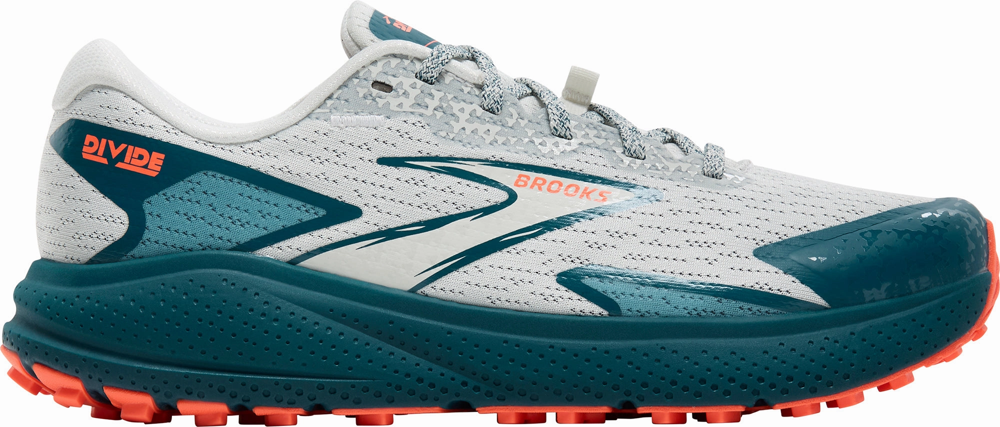 Footbed Brooks Divide 5 Womens Trail Running Shoes - Blue