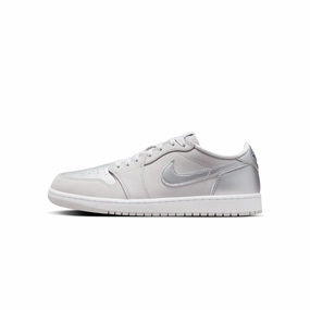 Air Jordan 1 Mens Low OG "Silver" Shoes gravel - running shoes straps