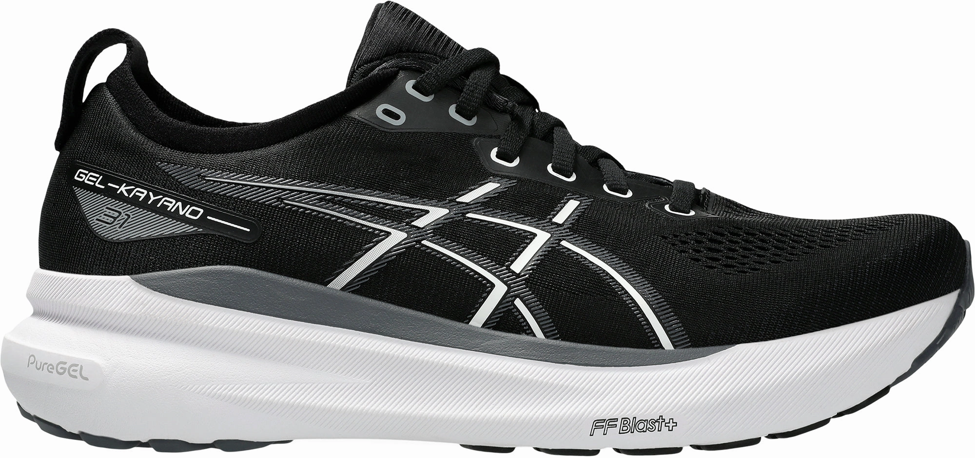 Asics Gel Kayano 31 Mens Running Shoes - Black easy - to - clean shoes