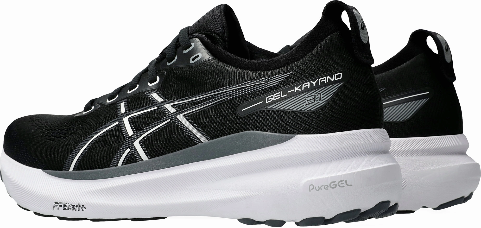 Asics Gel Kayano 31 Mens Running Shoes - Black Biomechanical Motion Control