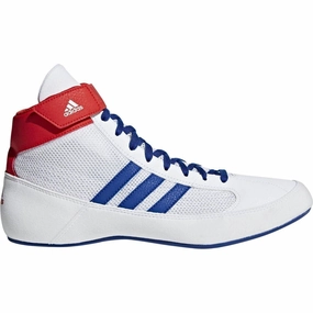 Superior Cushioning Breath Comfort adidas Havoc Mens Wrestling Shoes - White