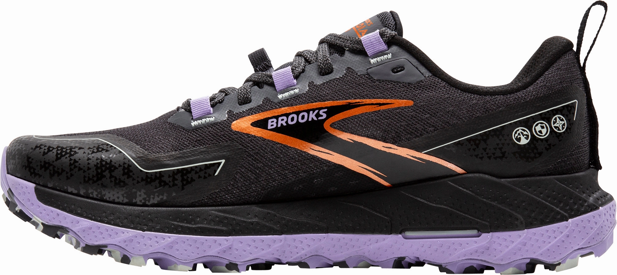 Brooks Cascadia 18 WIDE FIT Womens Trail Running Shoes - Black warm - weather shoes