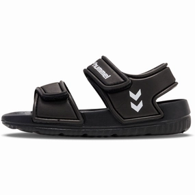 Hummel Black/Black Playa Jr Sandal Marina Glow