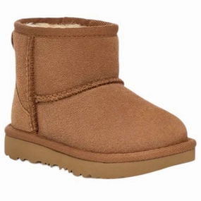 UGG K Classic Mini II Chestnut Cushioned Step Rainy Days