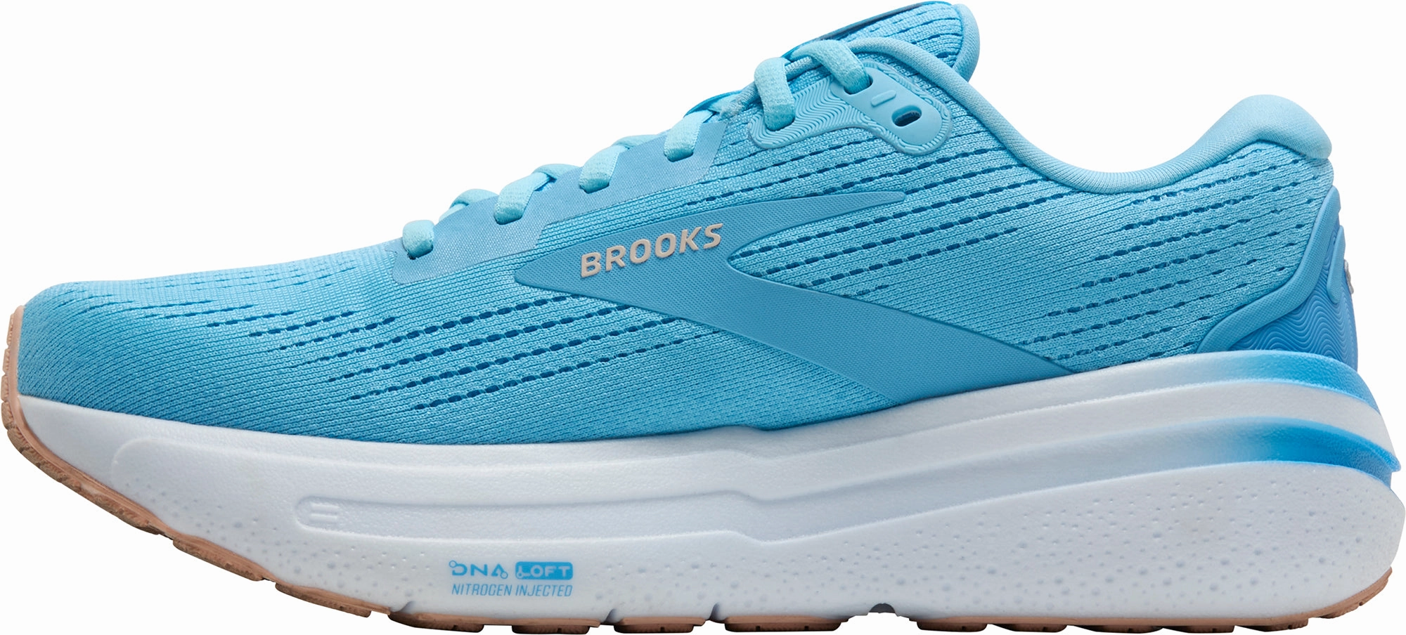 Shock   Proof track runner shoes Brooks Ghost Max 2 Womens Running Shoes - Blue