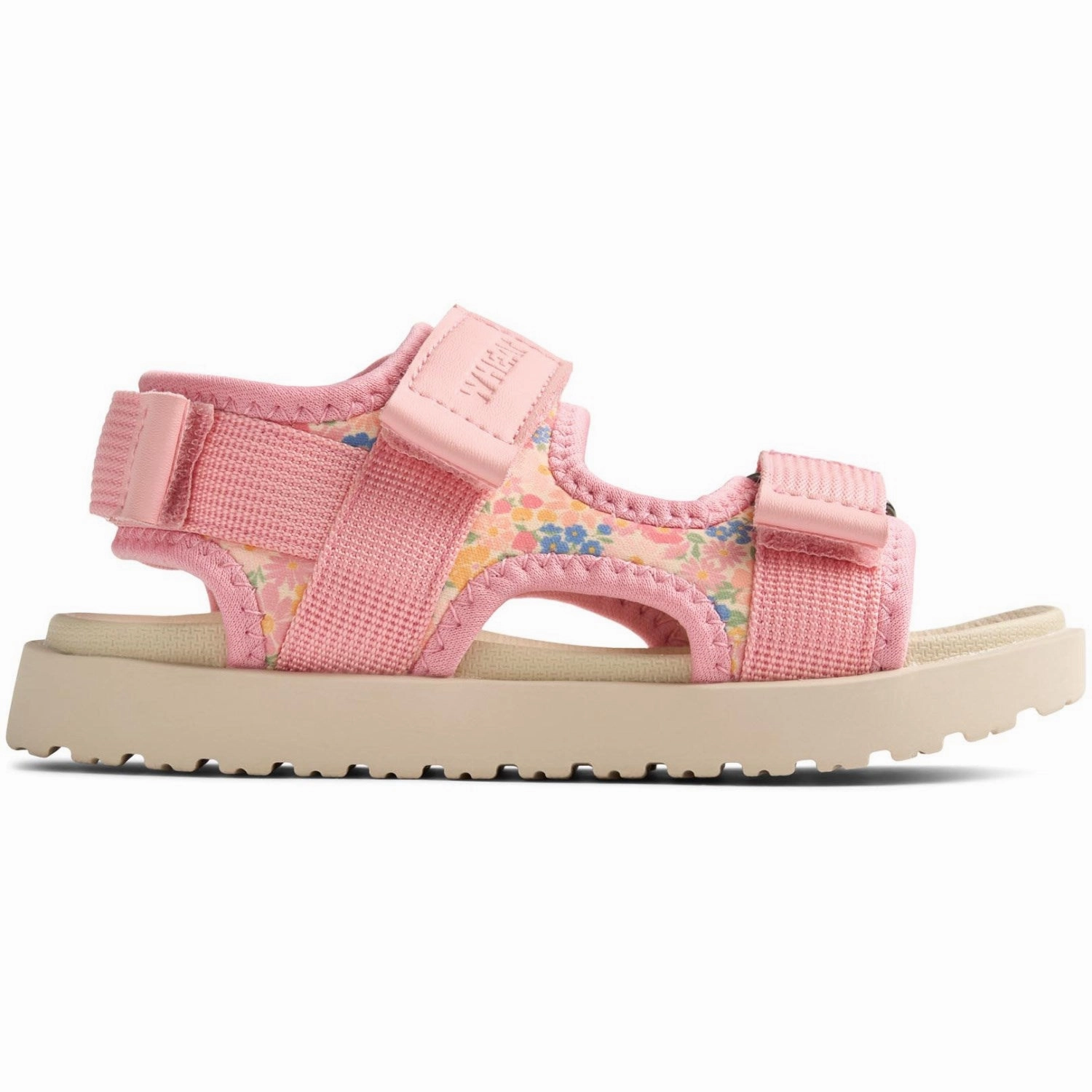 Chill Sandal Fit Wheat Multi Flowers Sandal Mandy