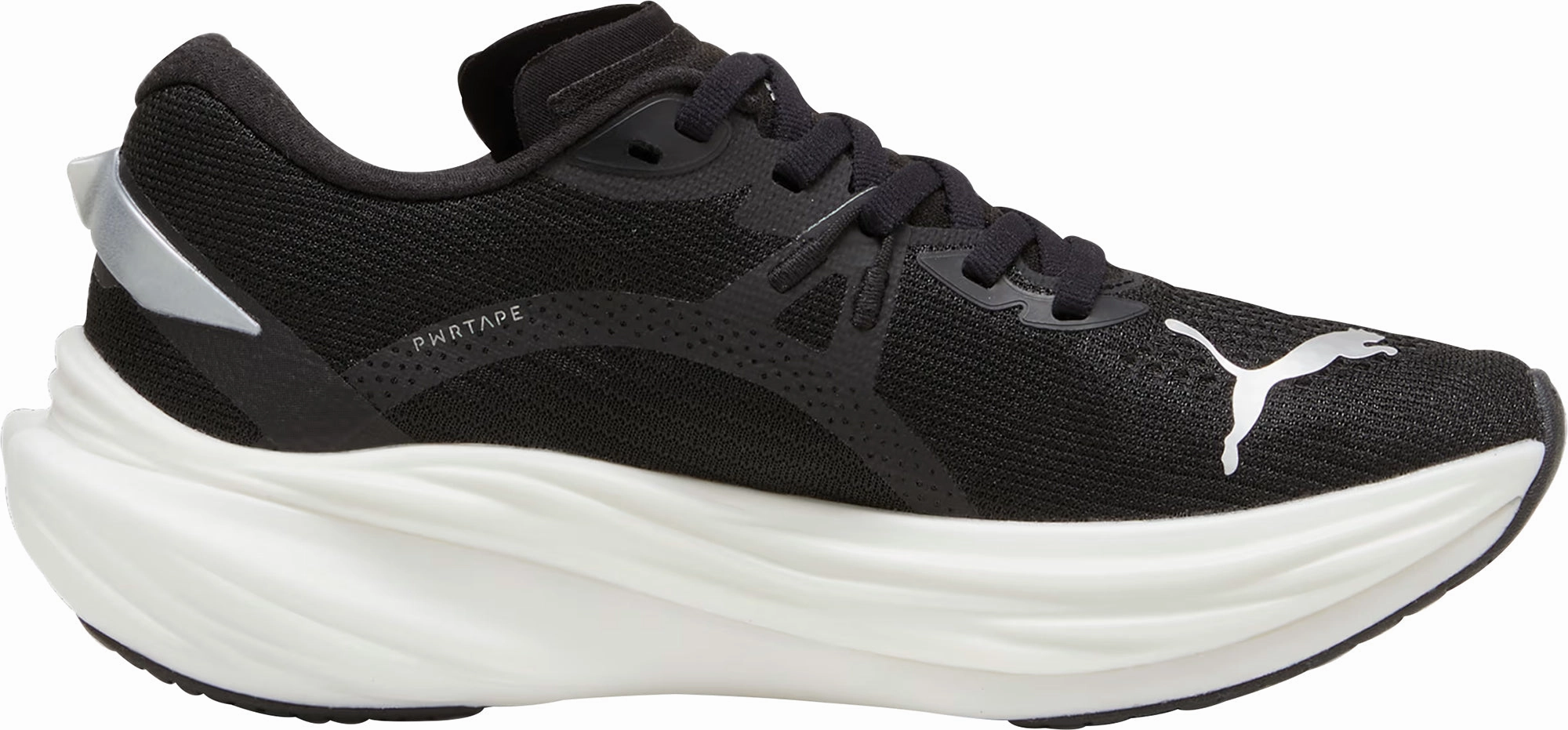 Puma Deviate Nitro 3 Womens Running Shoes - Black fabric - lining Torsion Rigidity