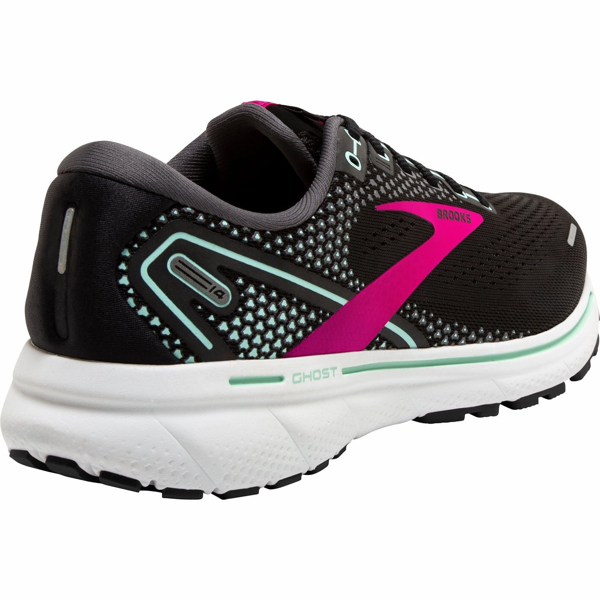 matte running option Brooks Ghost 14 Womens Running Shoes - Black