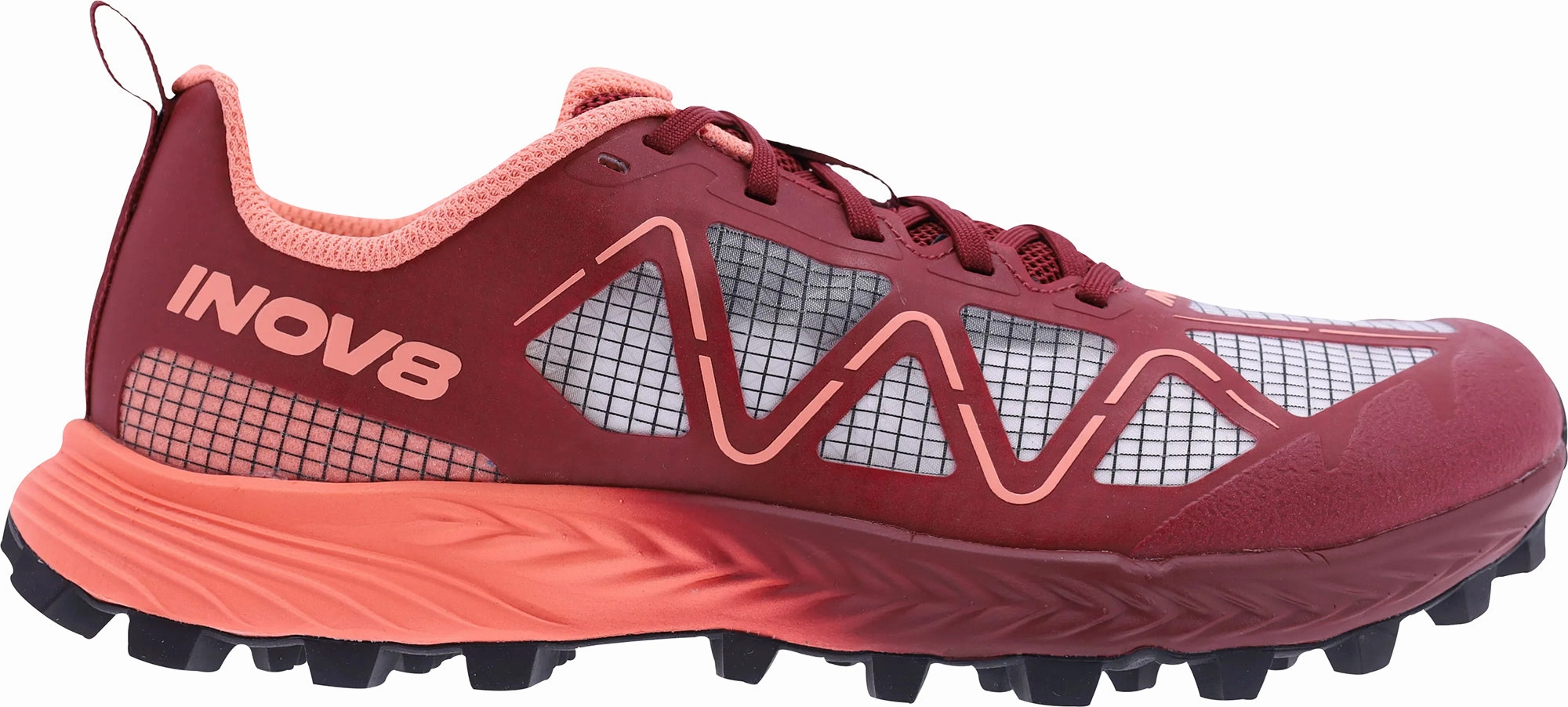 running - goal active - lifestyle Inov8 MudTalon Speed Womens Trail Running Shoes - Red