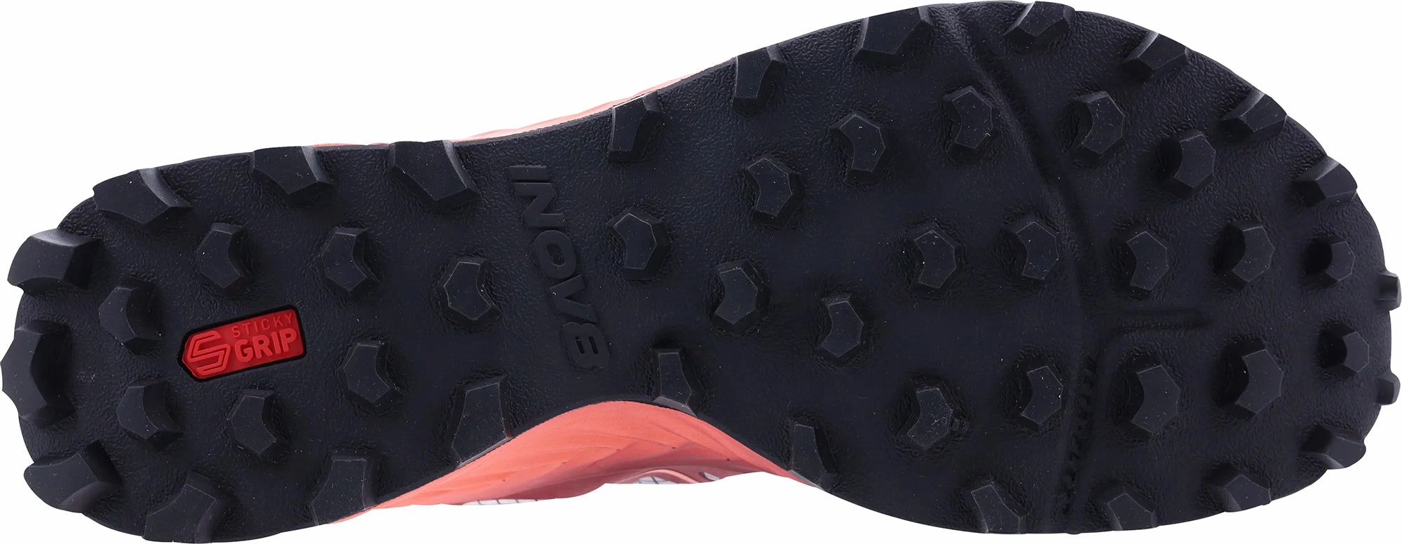 Inov8 MudTalon Speed Womens Trail Running Shoes - Red running in a canyon area shoes supination - control shoes