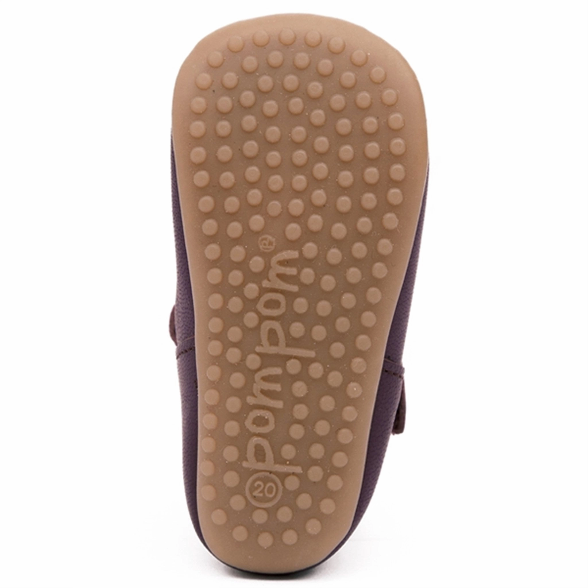 Pom Pom Indoor Shoe Ballerina T-Bar Lilac Chill Fit Footwear Quick Relaxation Step