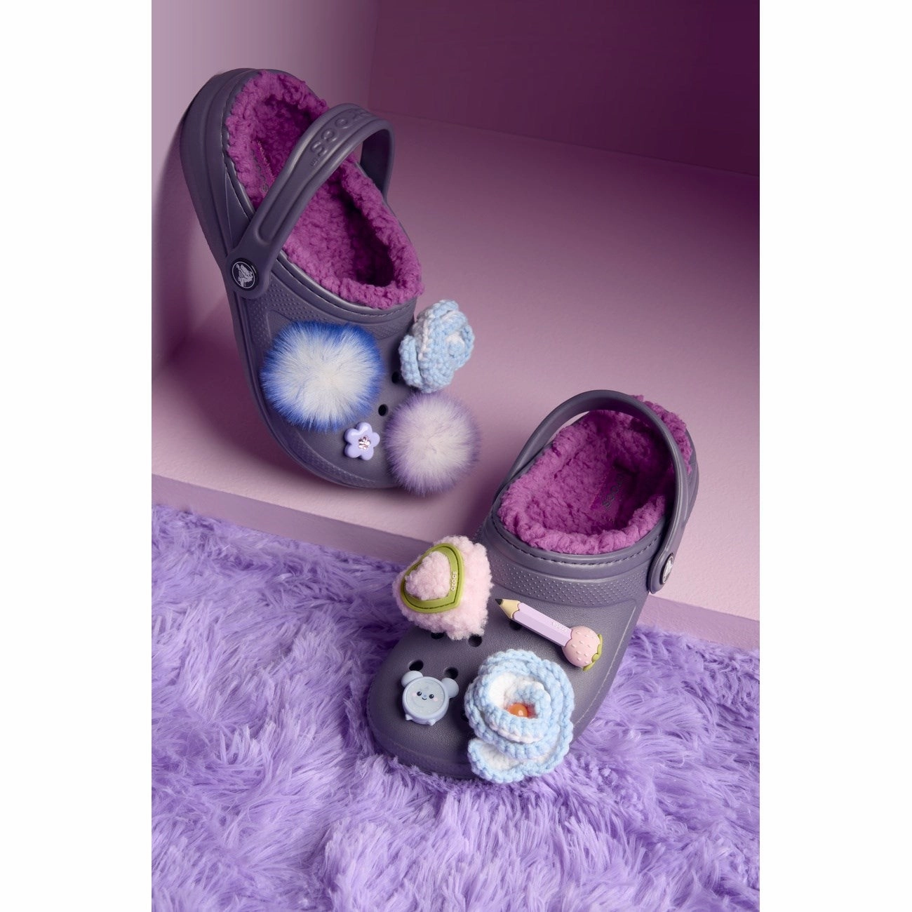 Adaptive Contour Support Crocs Nightshade Classic Lined Clog