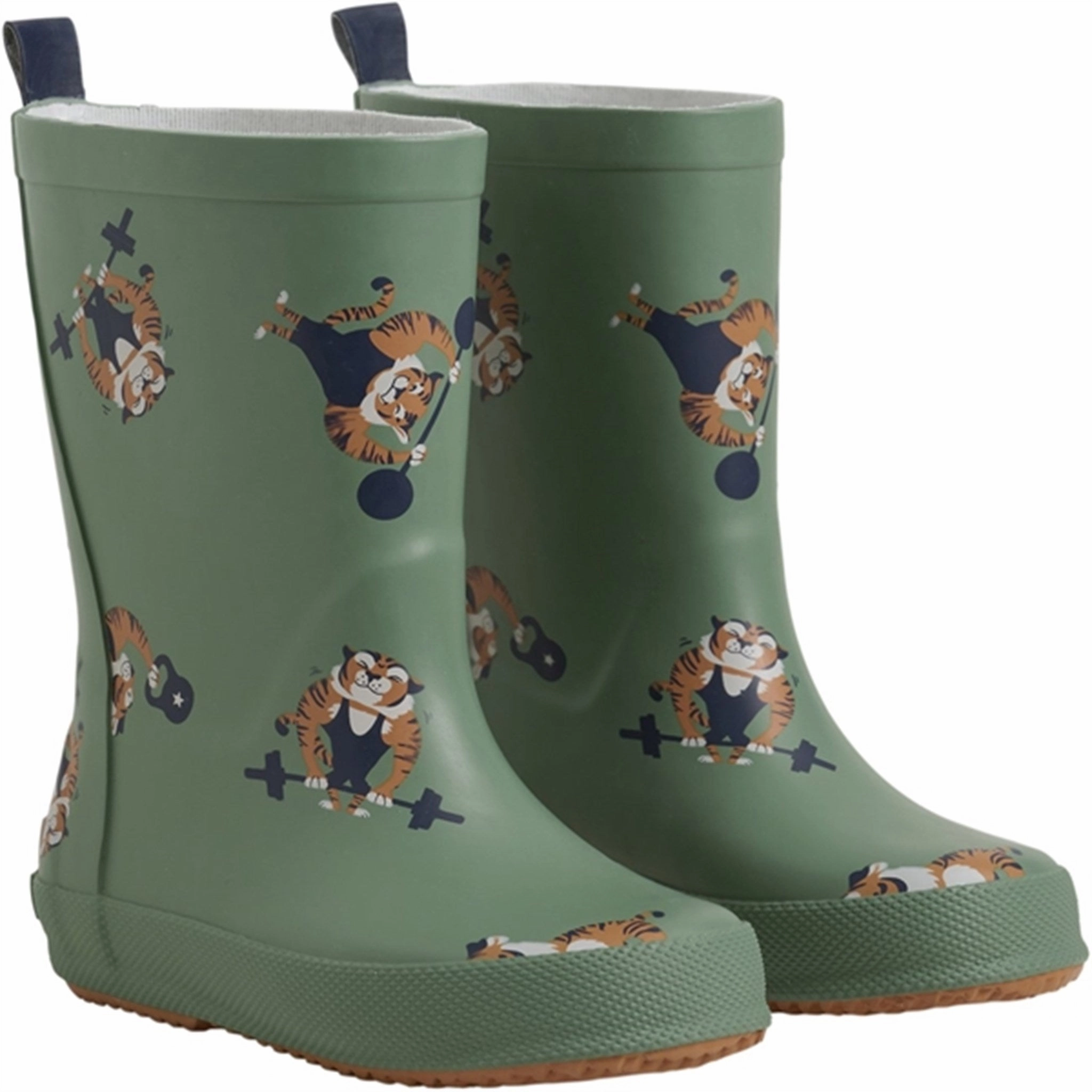 CeLaVi Rain Boots Aop Loden Frost Casual Footwear RubberOutsole