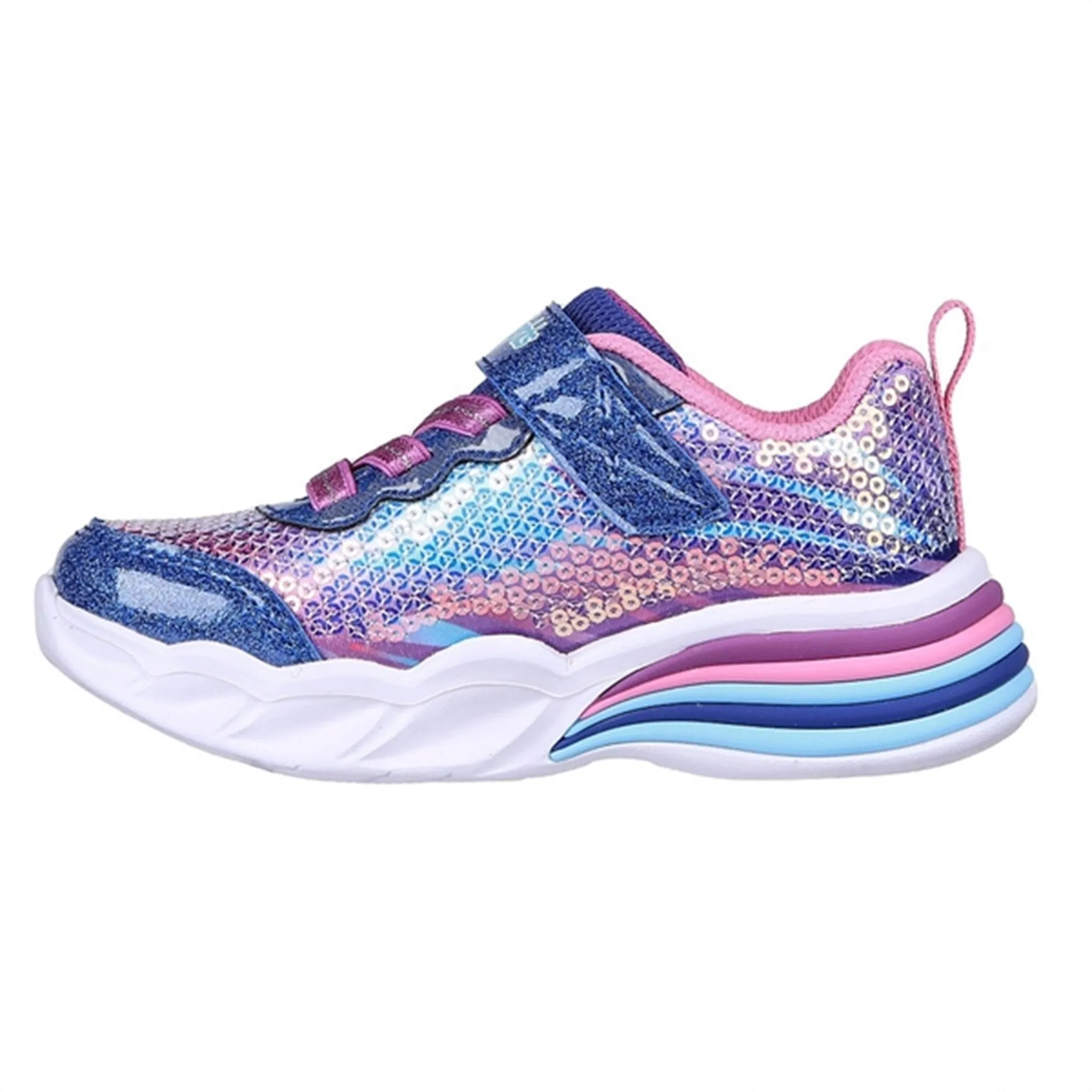 Urban Jungle Skechers S-Lights Heart Lights Sneakers Lets Shine Navy Multicolor