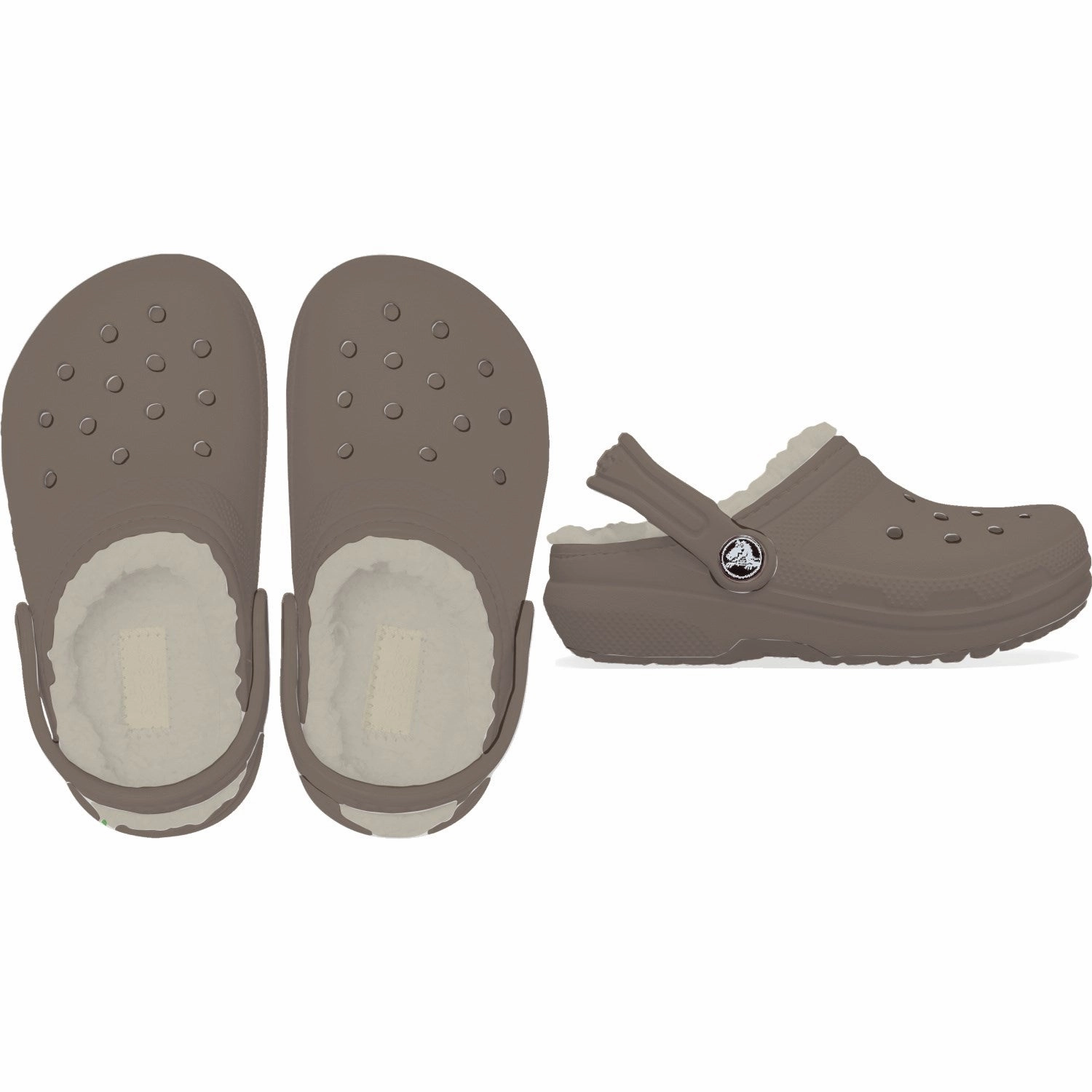 Crocs Mushroom/Bone Classic Lined Clog Walk Control