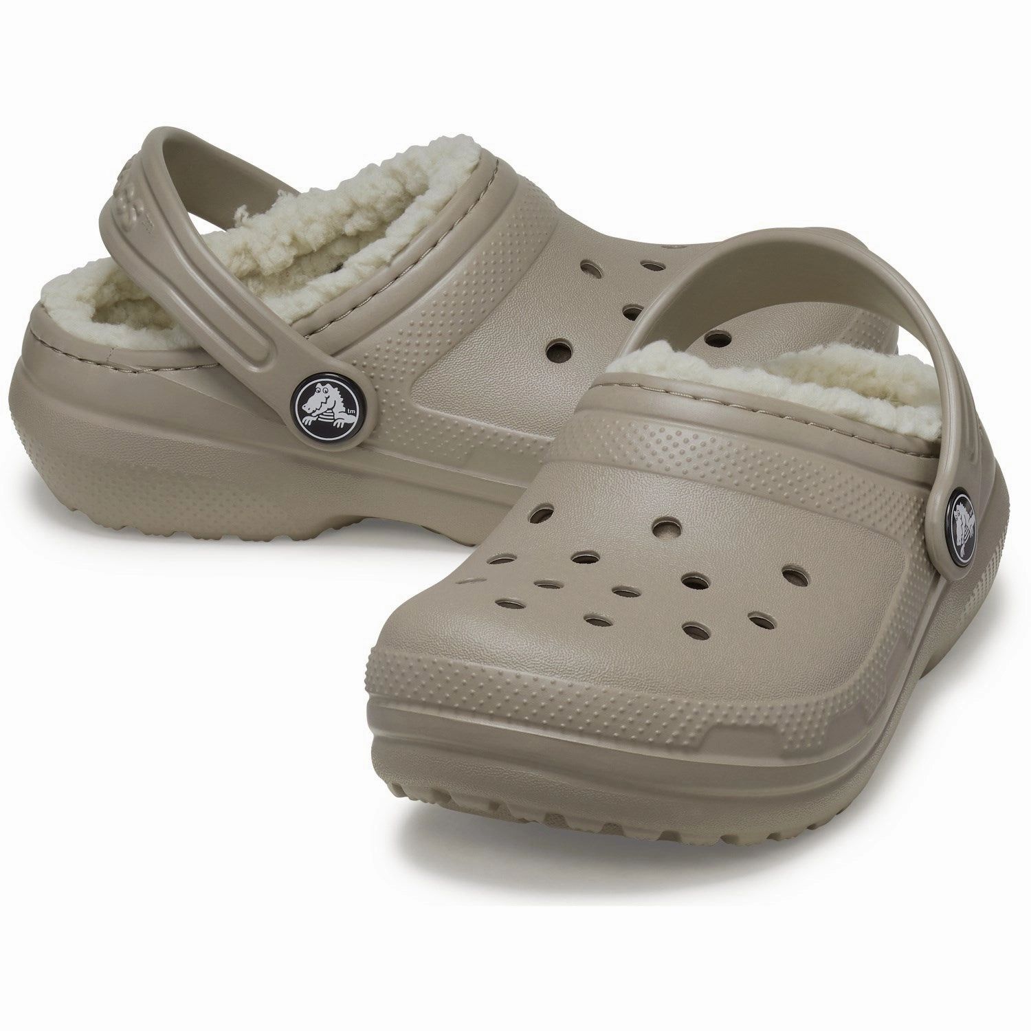 Outdoor Walking Comfort Crocs Mushroom/Bone Classic Lined Clog