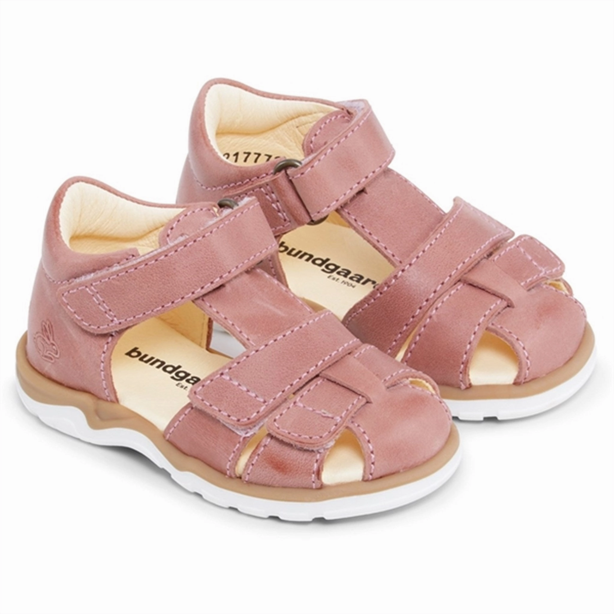 Compression Molded Base Bundgaard Sofus Sandal Old Rose WS