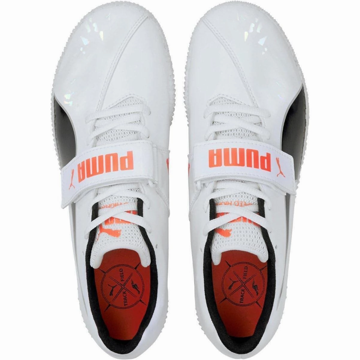 Quick-Dry Puma evoSpeed High Jump 6 Field Event Spikes - White