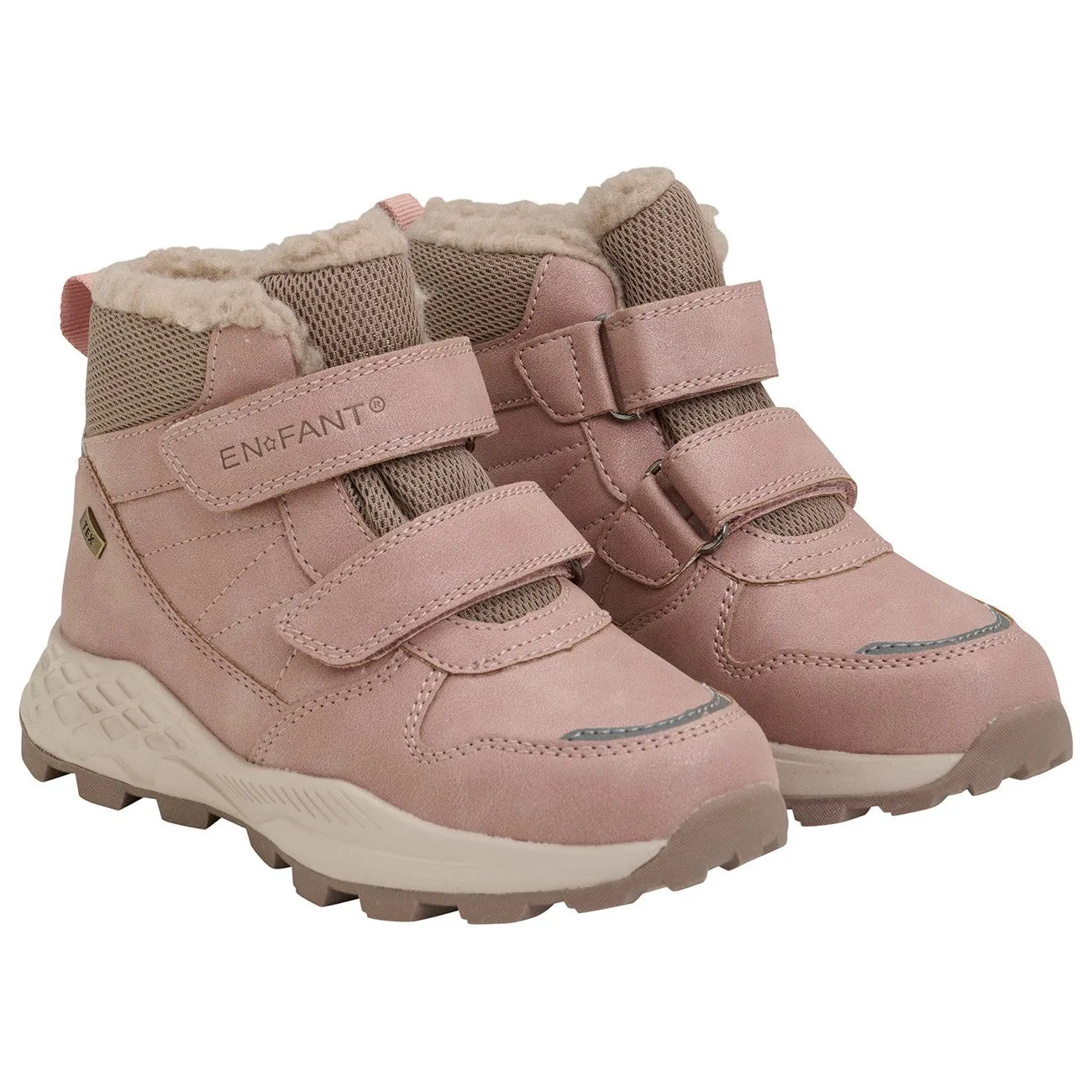 En Fant Burlwood Sneakers TEX Mid-High Layered Traction Grid Non Restrictive Toe Box