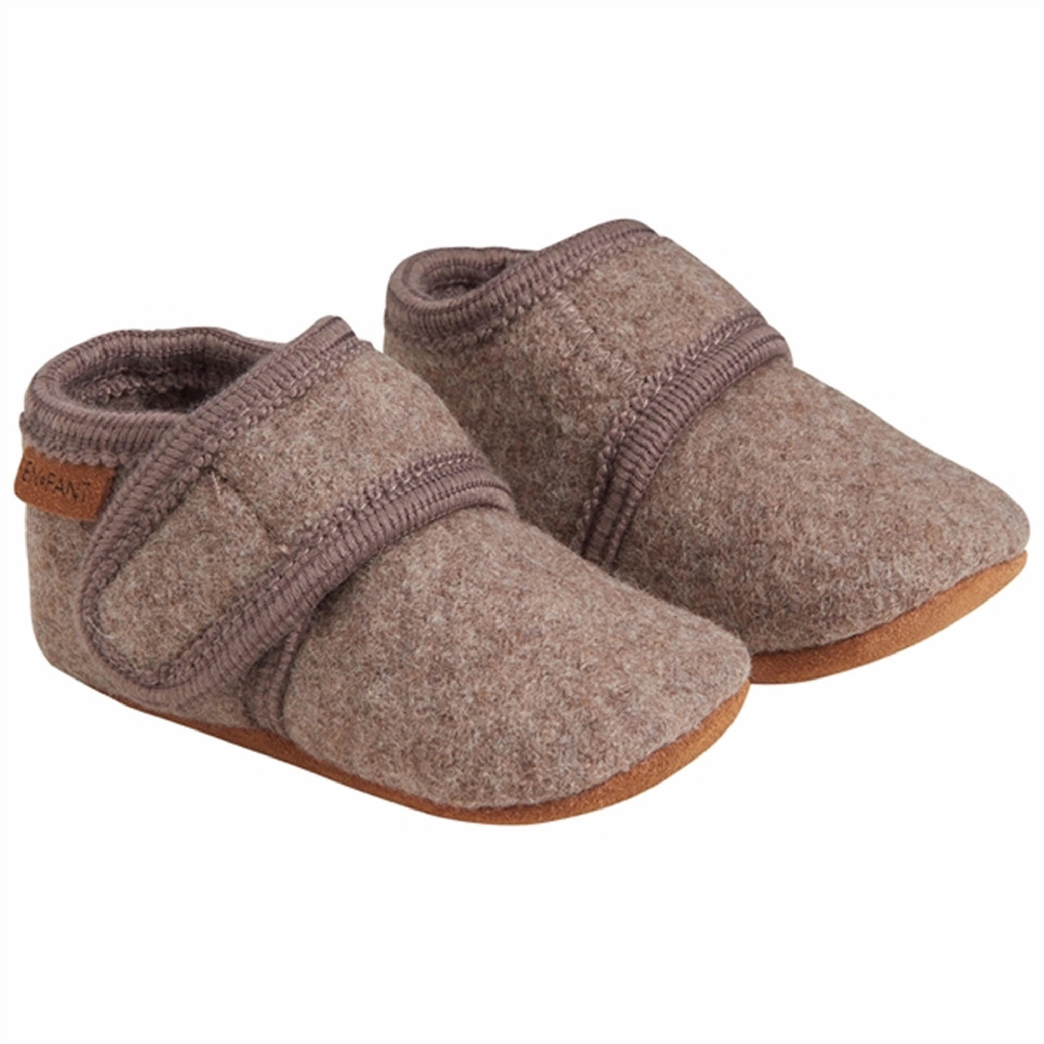 En Fant Baby Wool Slippers Walnut Chill Walk Sandals