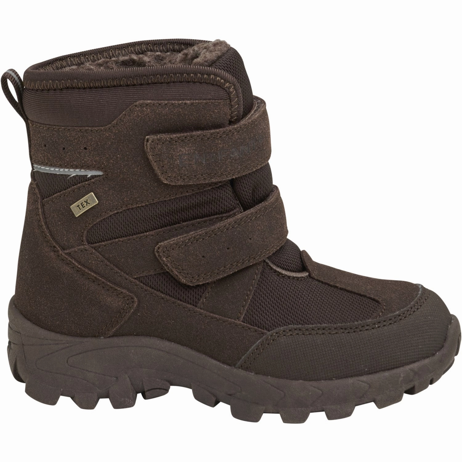 Durable Shell All Day Worker Seamless Comfort Work Commute En Fant Chocolate Brown Boots Velcro Tex
