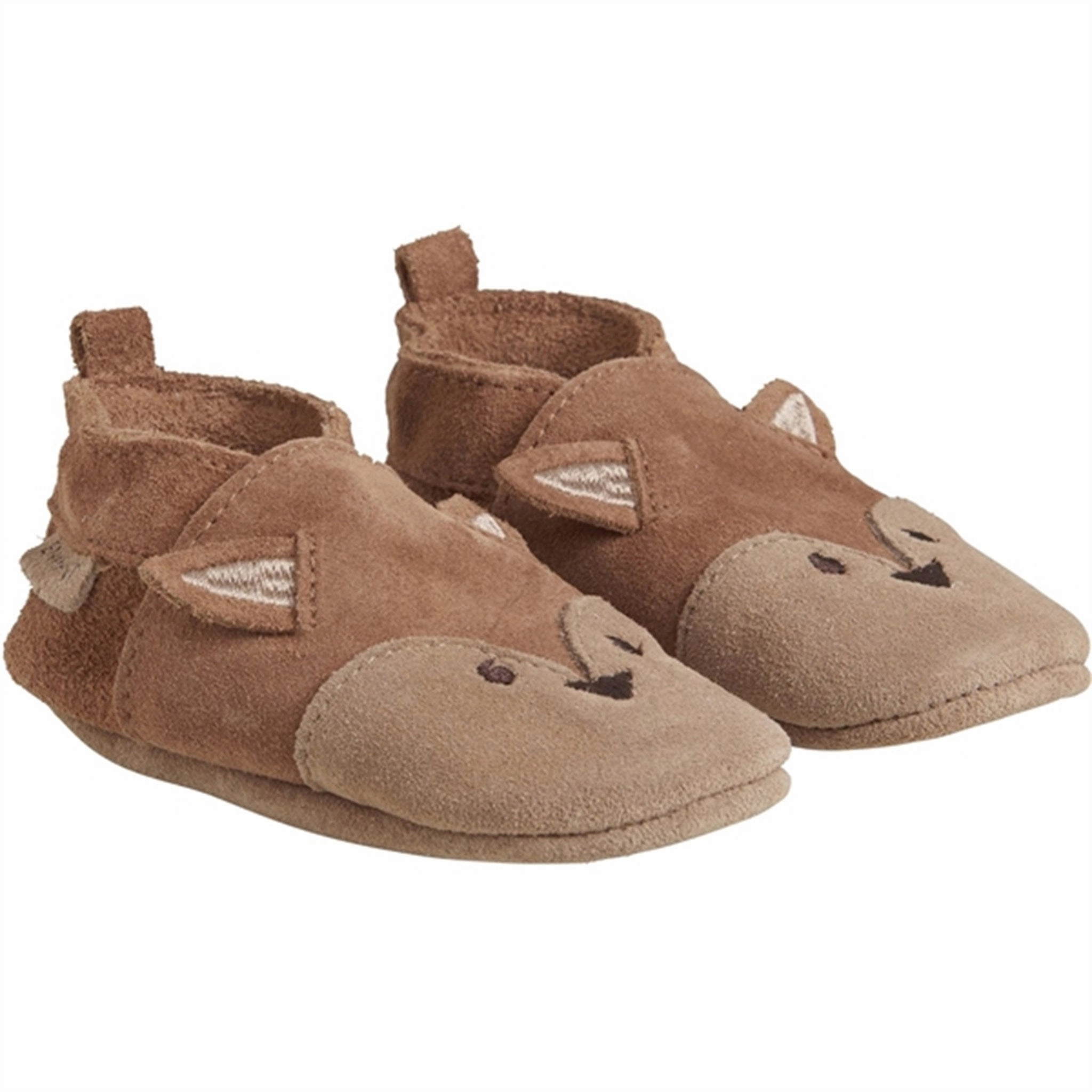 En Fant Slippers Animal Suede Lion Sporty Look Heat Regulating Fabric