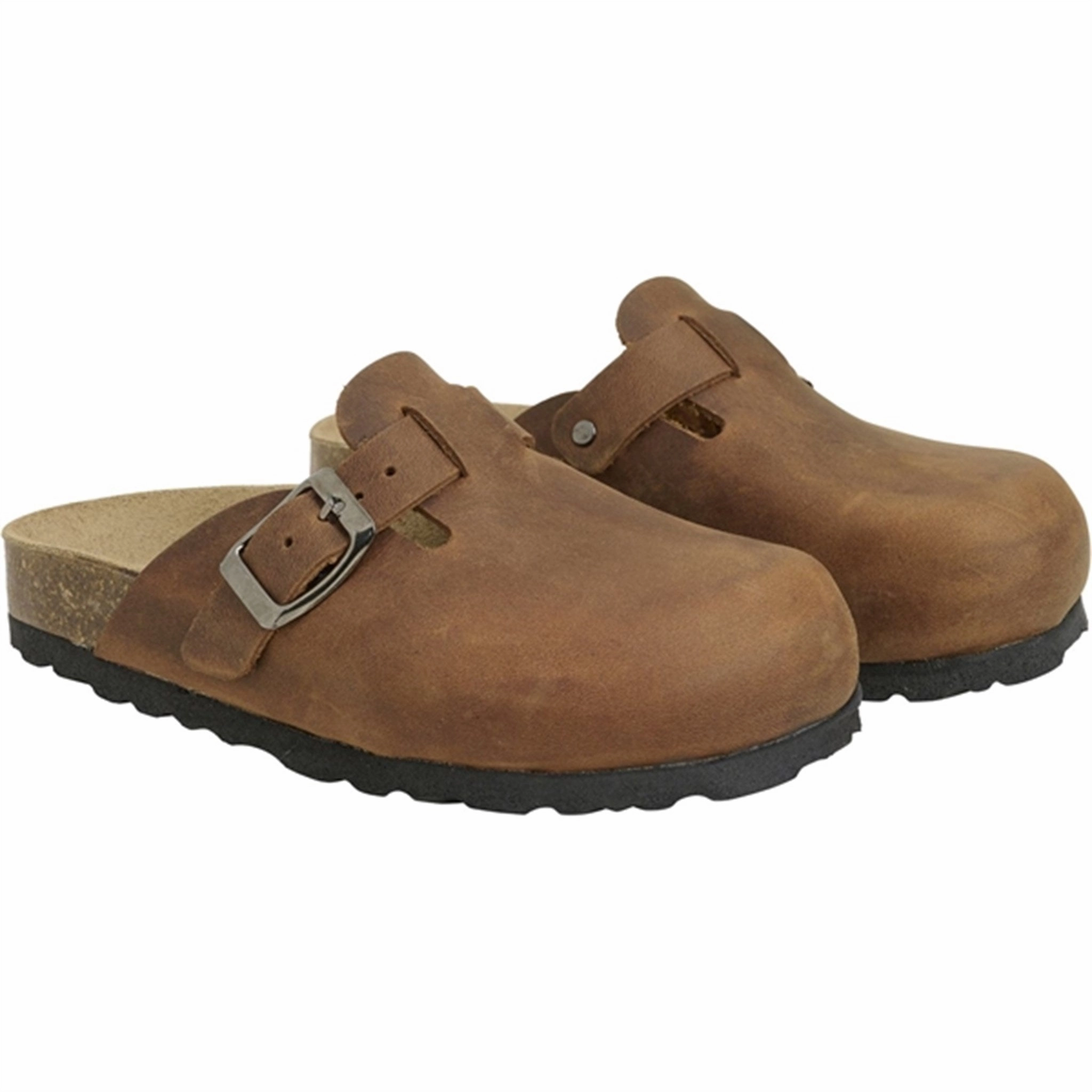 Cushioned Footwear En Fant Slippers Nubuck Leather Acorn