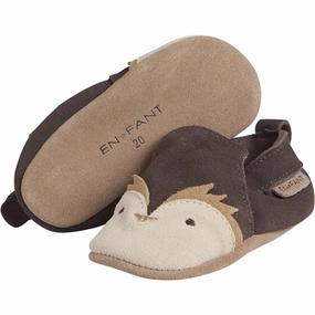 medium fit En Fant Slippers Ruskind Coffee Bean