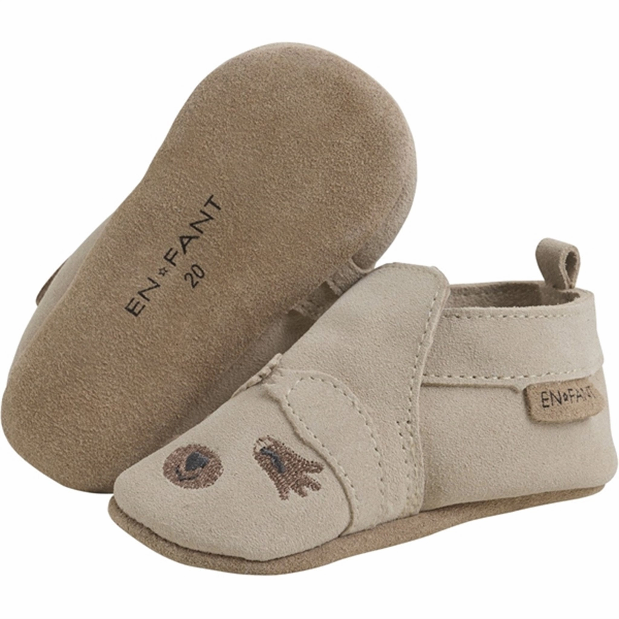Soft Step-On Sandals Perfect For Beach En Fant Slippers Suede Cement
