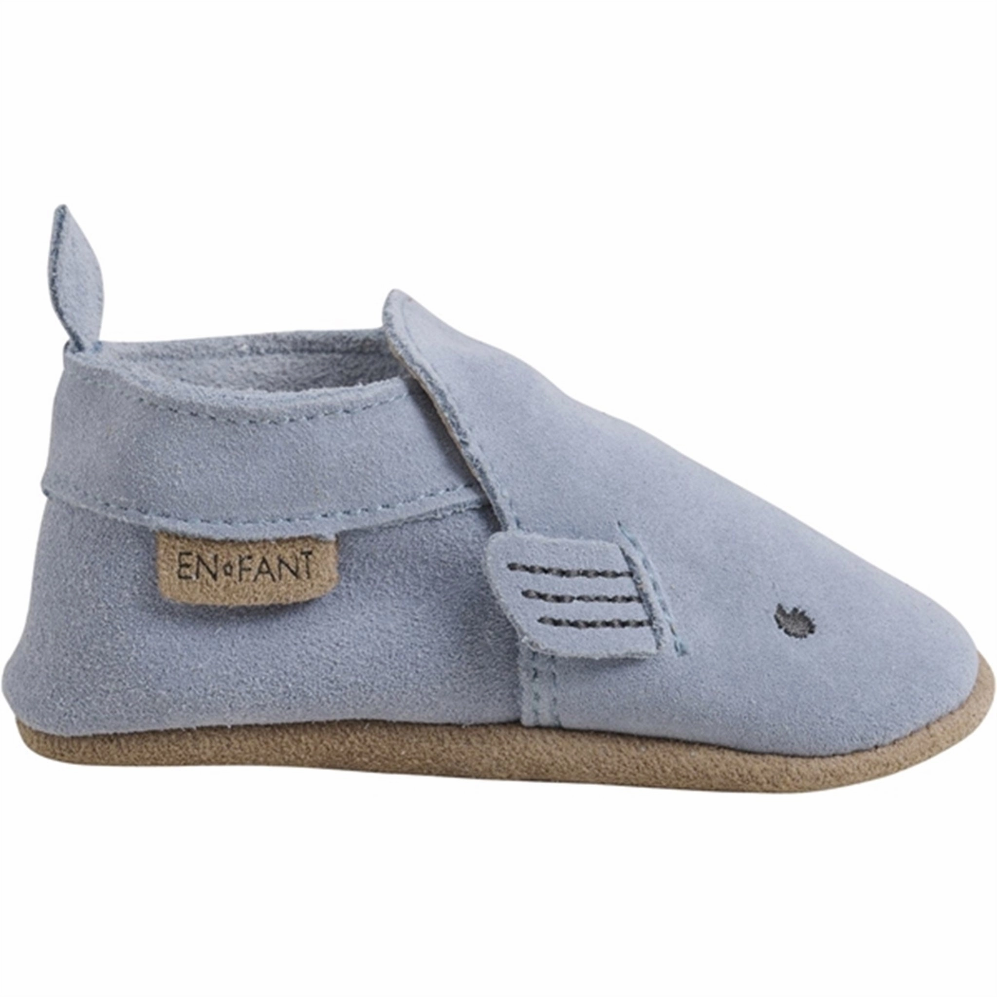 Durable Sling En Fant Slippers Suede Dusty Blue