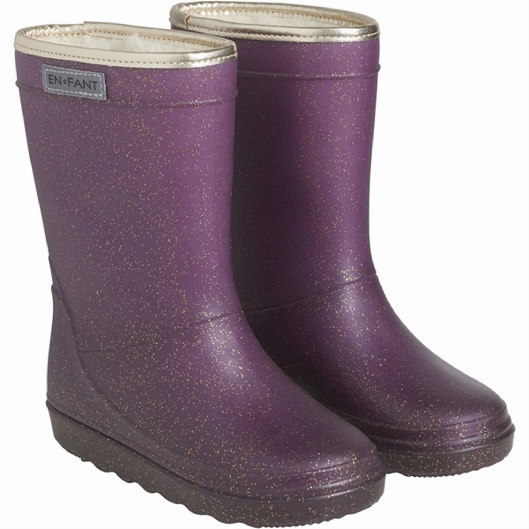 En Fant Thermo Boots Glitter Fig Padded Interior Night Travel