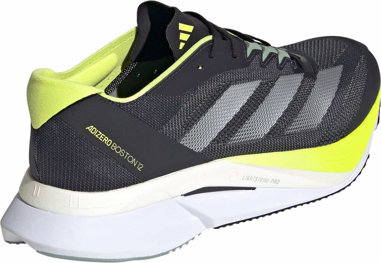 adidas Adizero Boston 12 Mens Running Shoes - Black all - weather shoes High Top Style