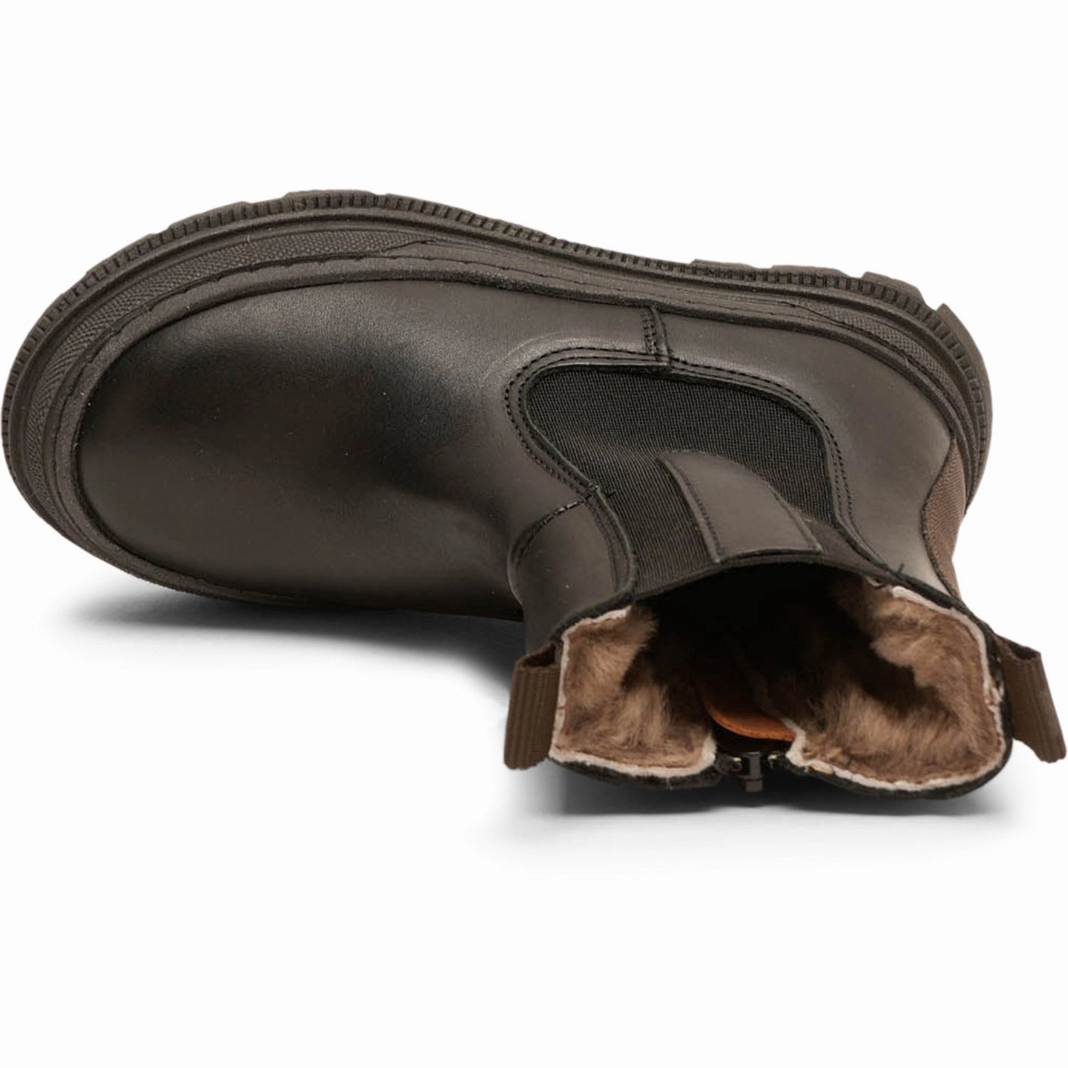 Eco Material Rough Terrain Airport Look Bisgaard Black Mila Lamb Boot