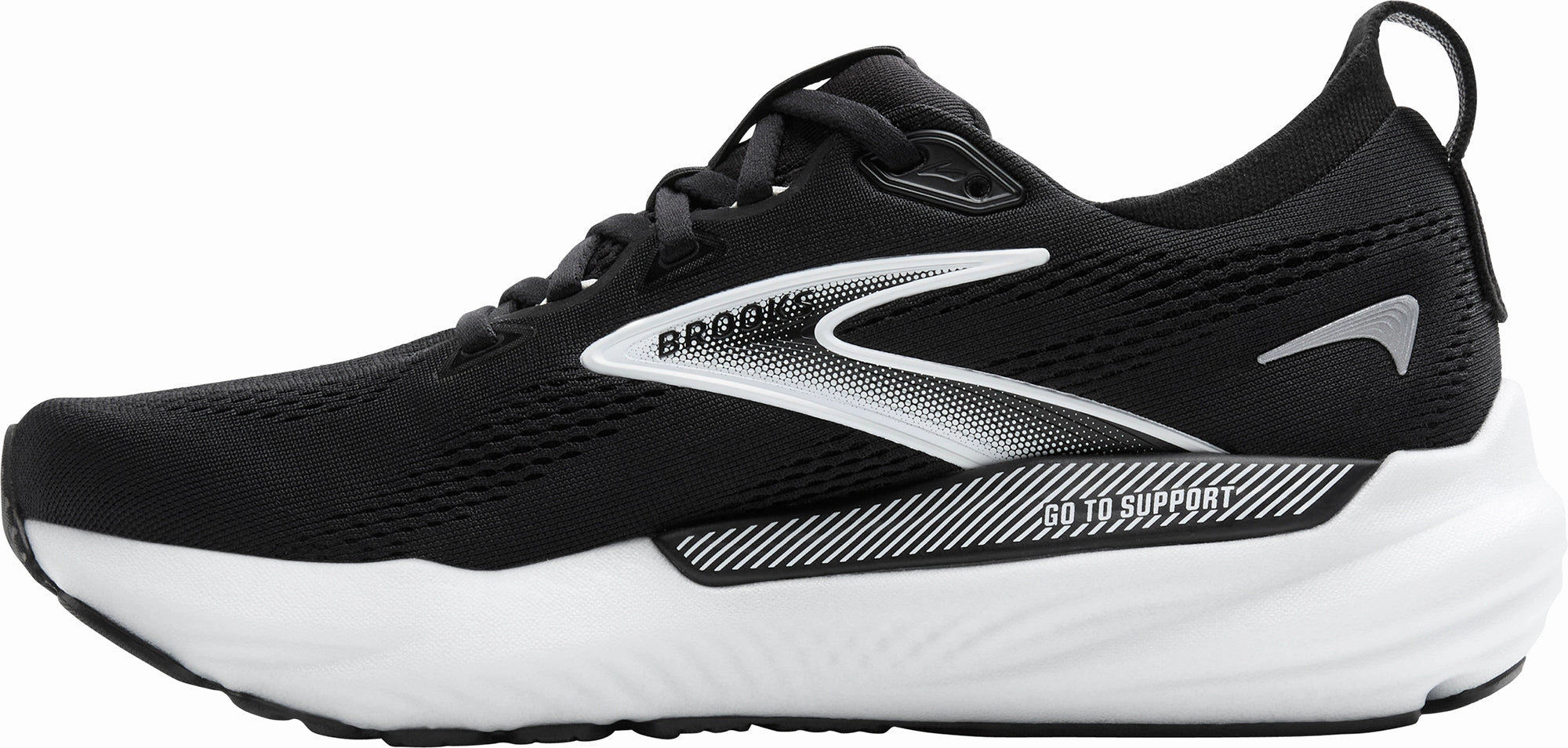 recreational running shoes Brooks Glycerin GTS 22 WIDE FIT Womens Running Shoes - Black