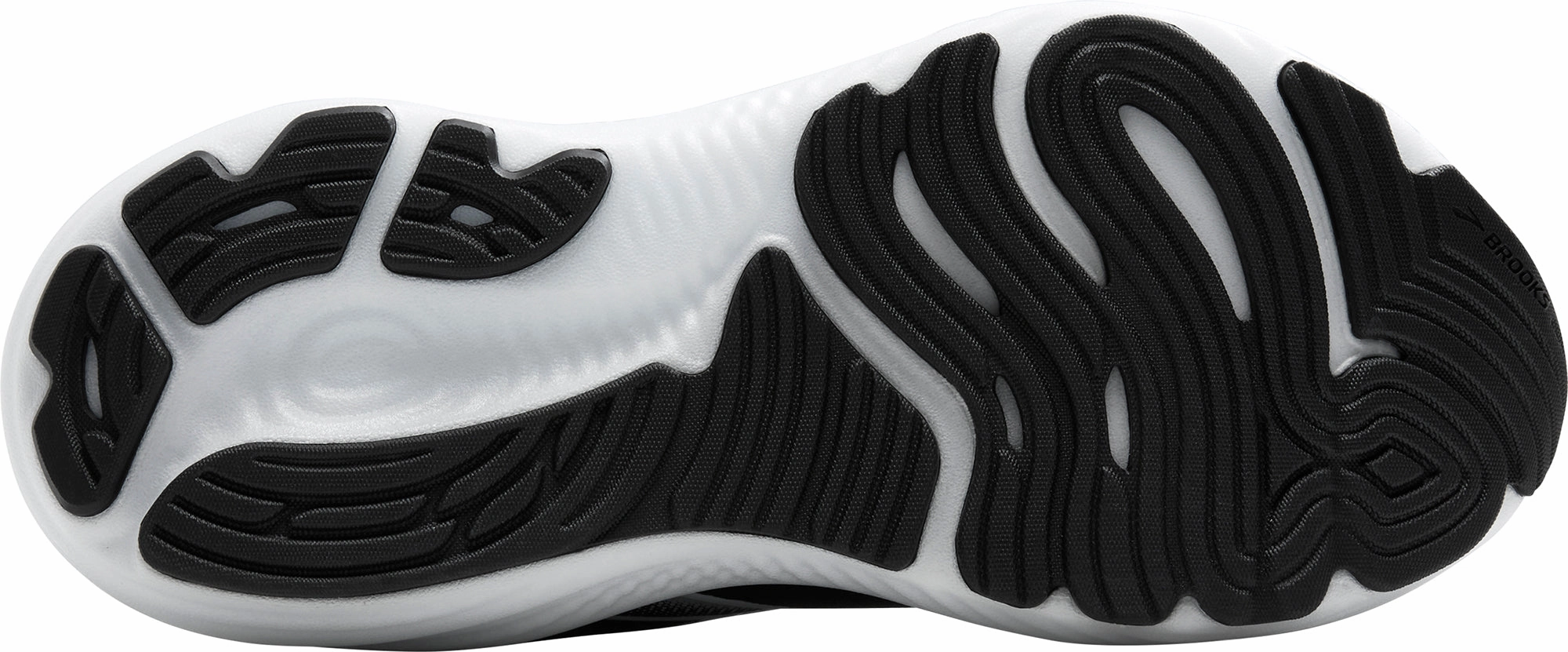 Slip Resistant Outsole Grip Slim Profile Brooks Glycerin GTS 22 WIDE FIT Womens Running Shoes - Black