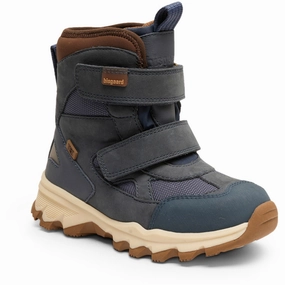 Bisgaard Dusty Blue Edon Tex Vinterst?vler Padded collar Comfort Grip