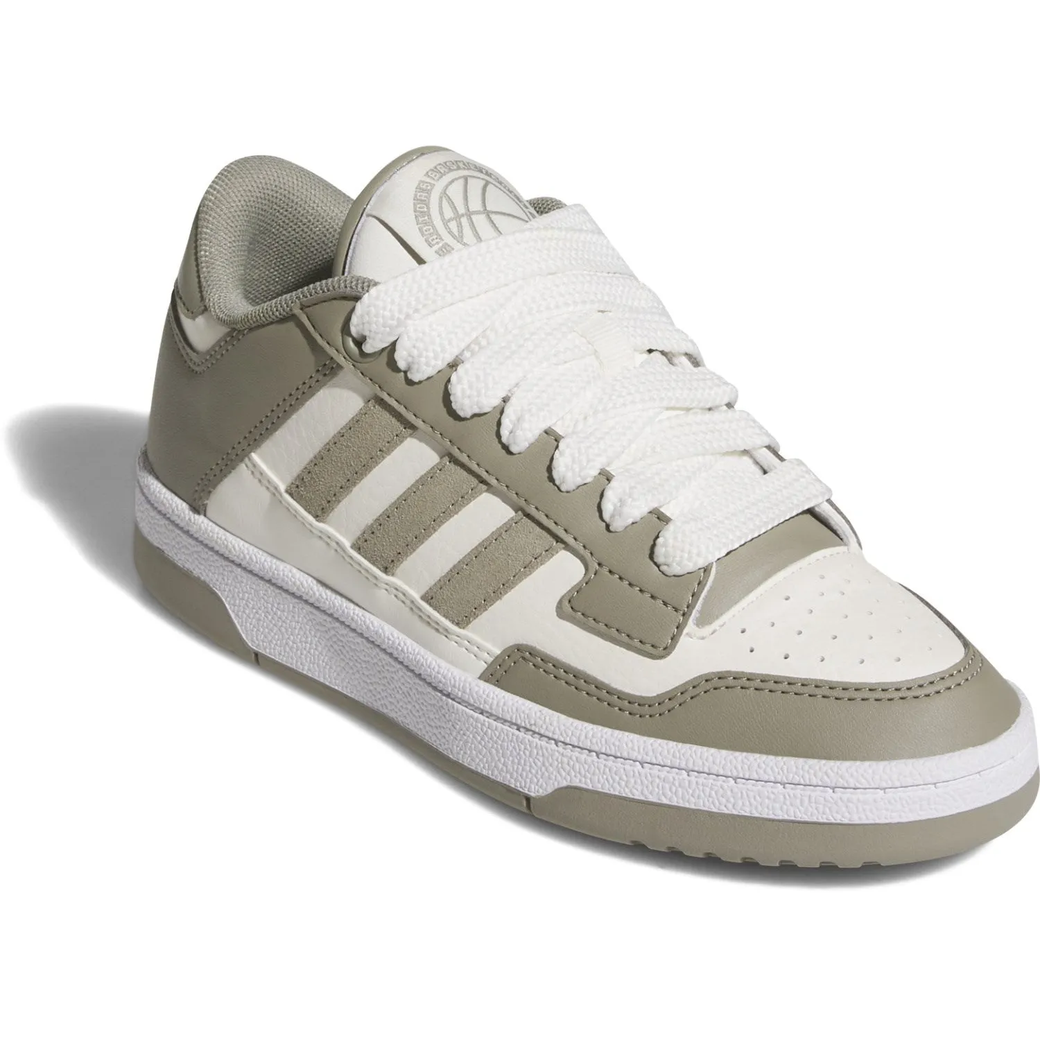 All Day Comfort Tech Enhanced Grip Pattern adidas Originals Silver Pebble/Cloud White/Ftwr White Rapid Court Low J Sneakers