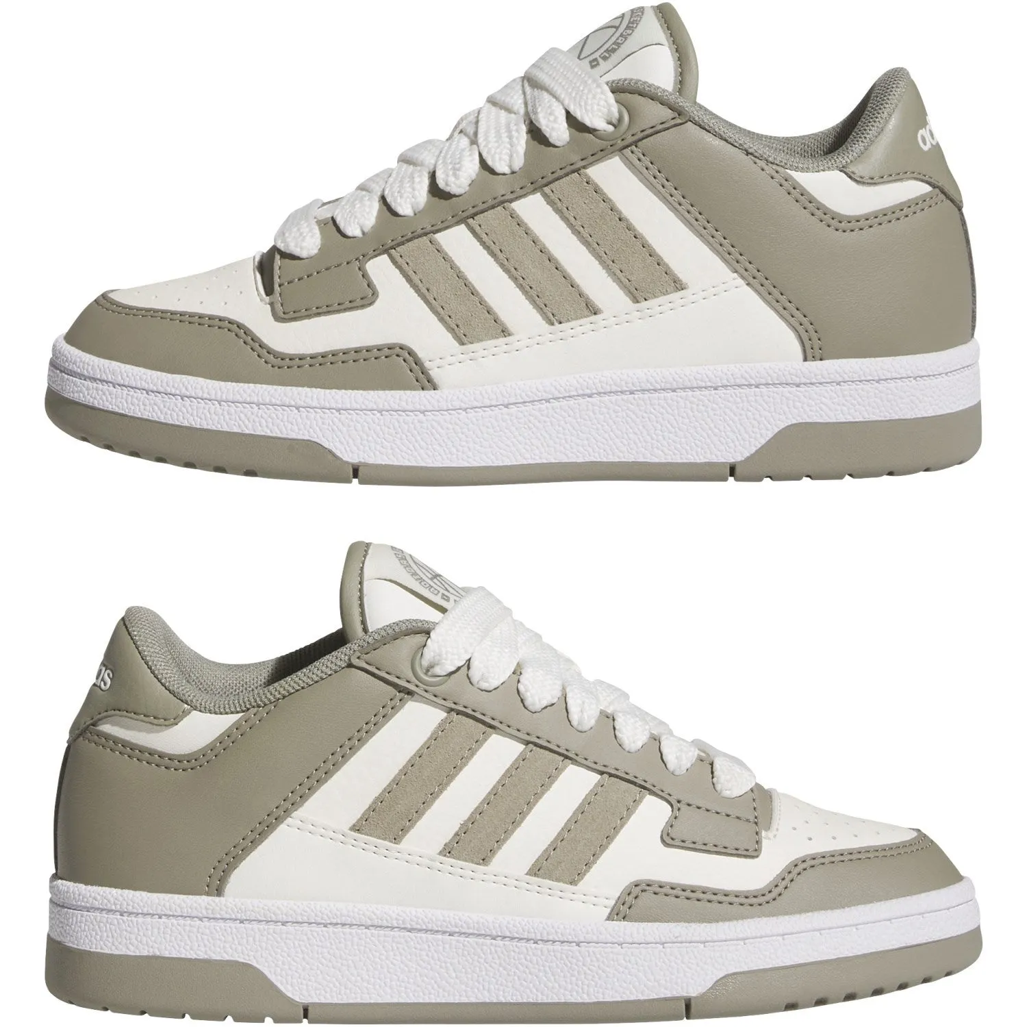Style Neutral adidas Originals Silver Pebble/Cloud White/Ftwr White Rapid Court Low J Sneakers