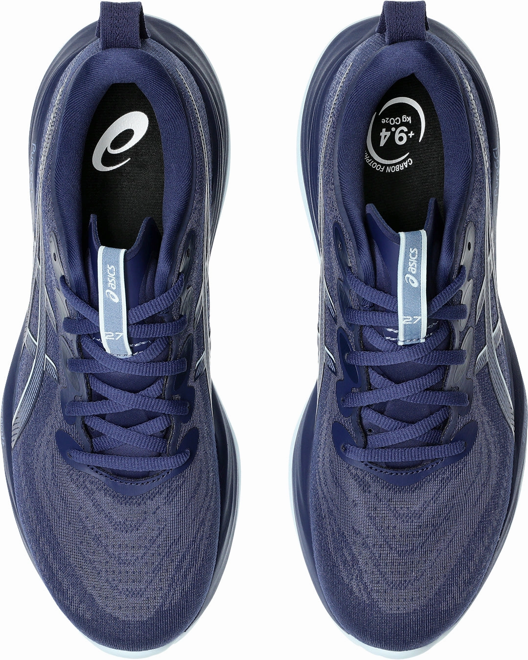 Thermo Regulating Liner Enhanced Energy Rebound Asics Gel Cumulus 27 Mens Running Shoes - Blue