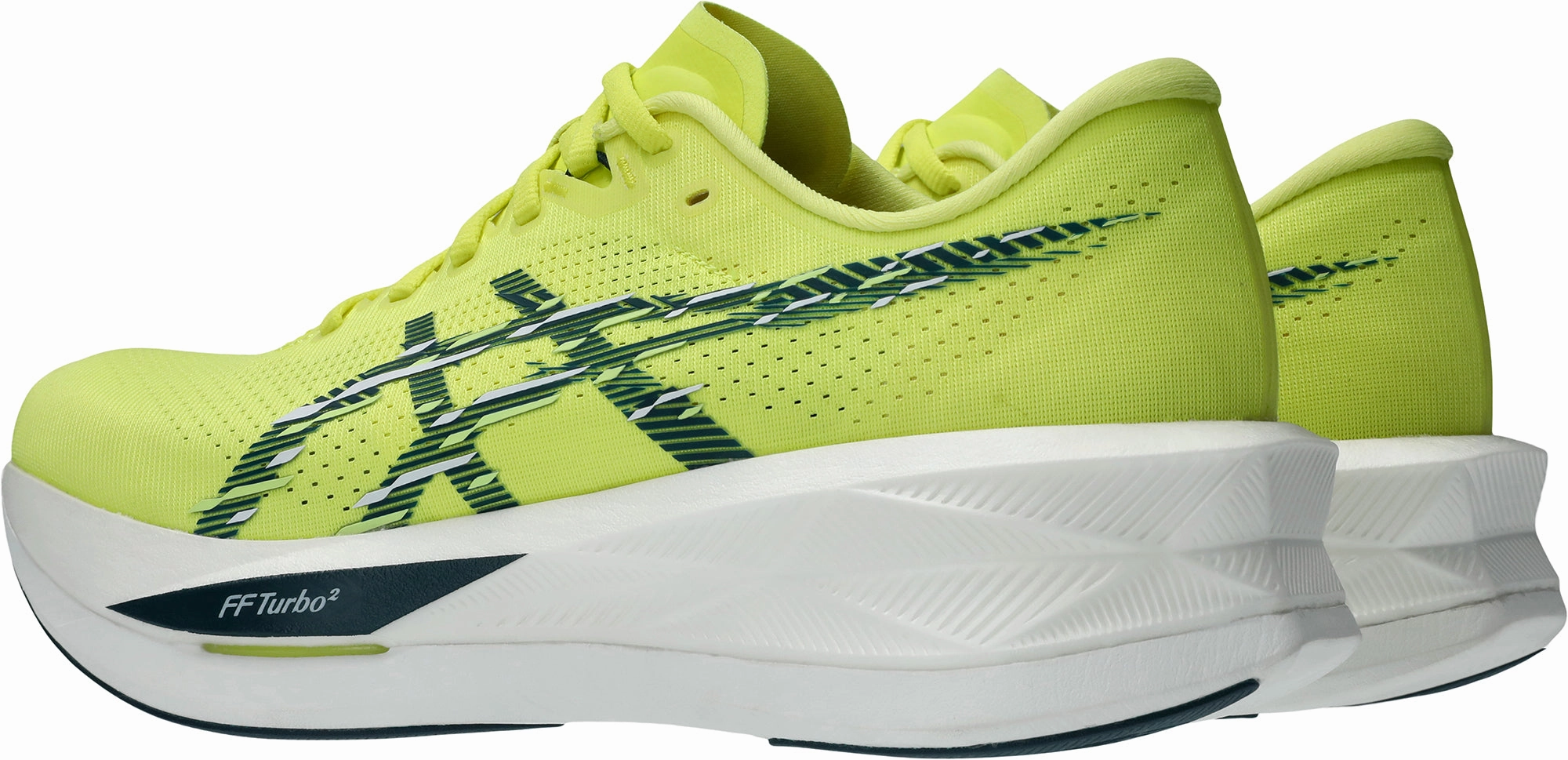 performance enhancing Hybrid Cushioning Asics SonicBlast Mens Running Shoes - Yellow