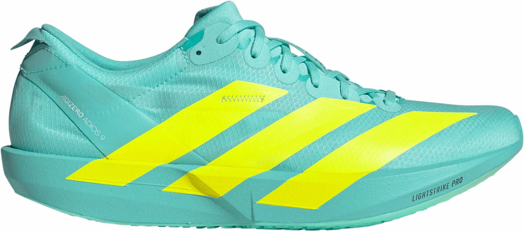 professional use bright headlamp adidas Adizero Adios 9 Mens Running Shoes - Green