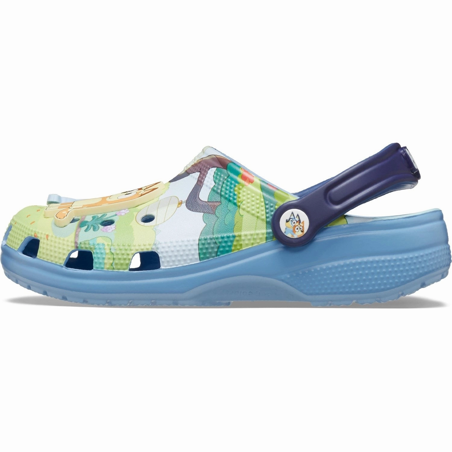 Crocs Multi Bluey Classic Clog Wraparound Strap