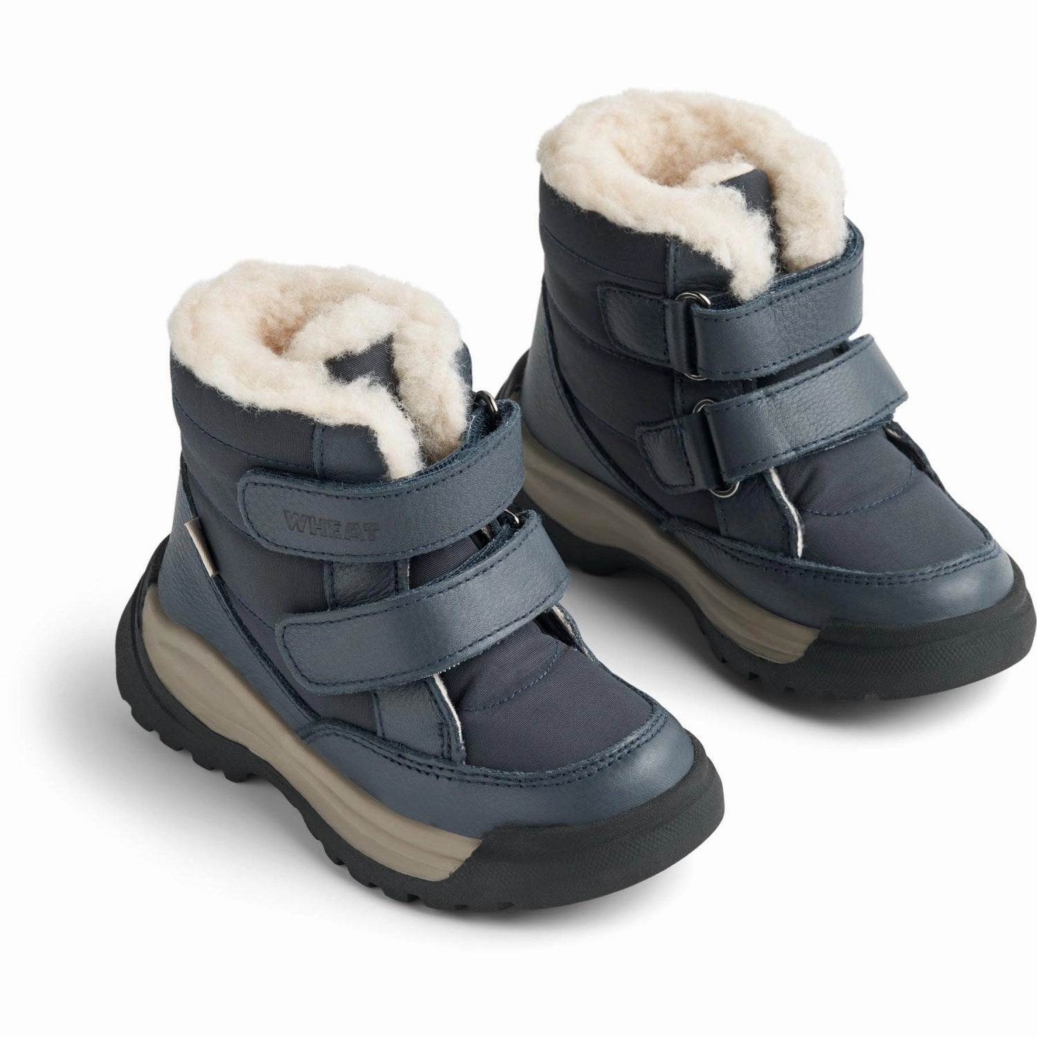 Fire Side Wheat Navy Winterboot Millas Tex