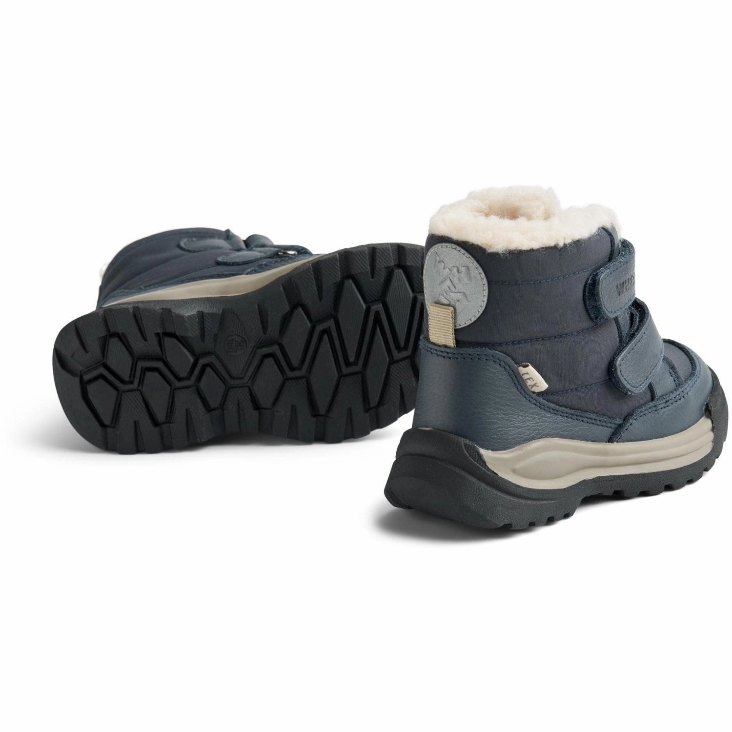 Contoured Footbed Shape Wheat Navy Winterboot Millas Tex