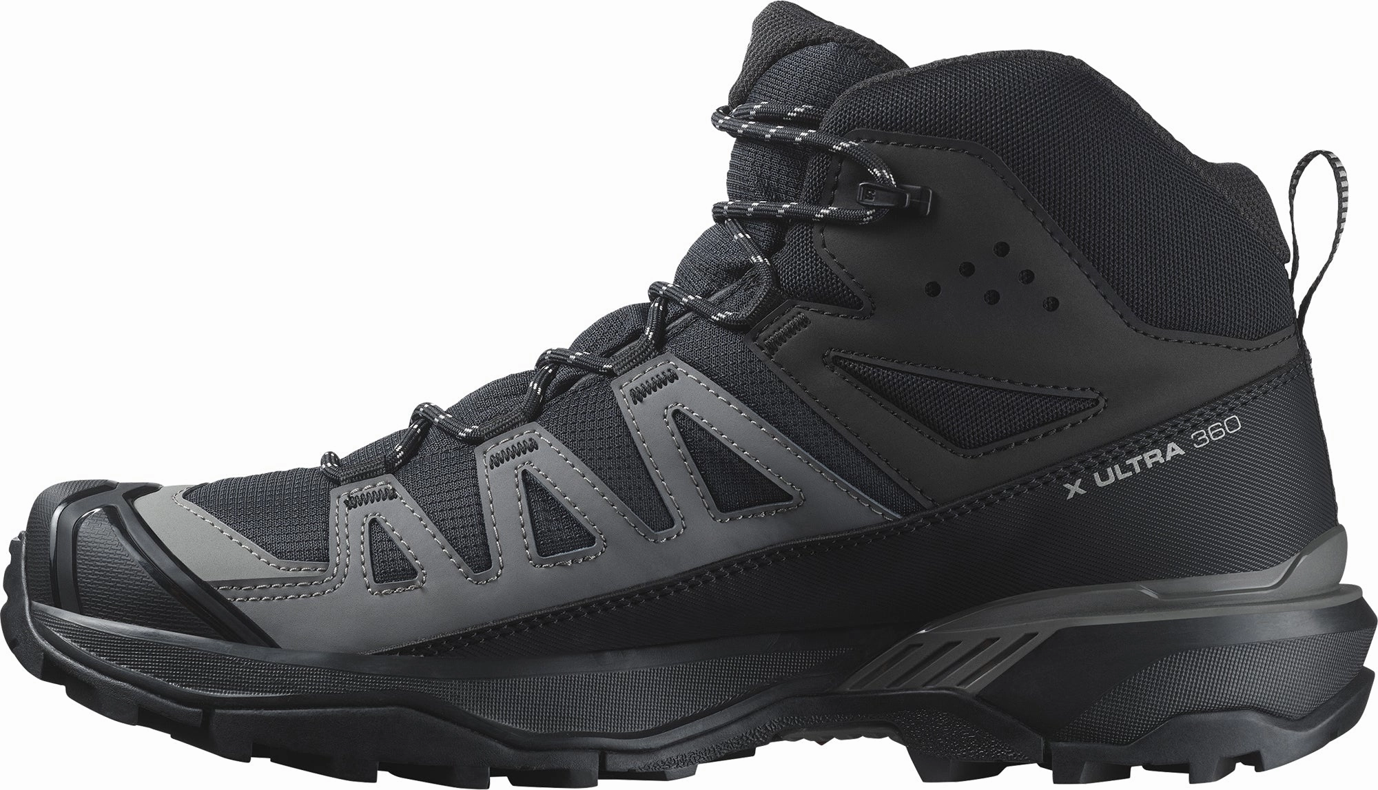 Breathable Design Travel Style Salomon X Ultra 360 Mid GORE-TEX Mens Walking Boots - Black
