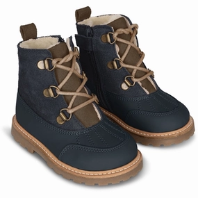 Comfort footbed Konges Sl?jd Total Eclipse Zuri Suede Boots